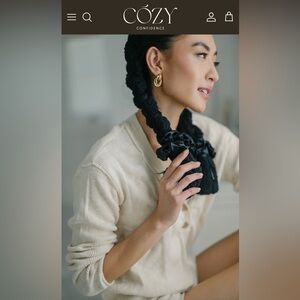 COZY CONFIDENCE heatless curls 🖤